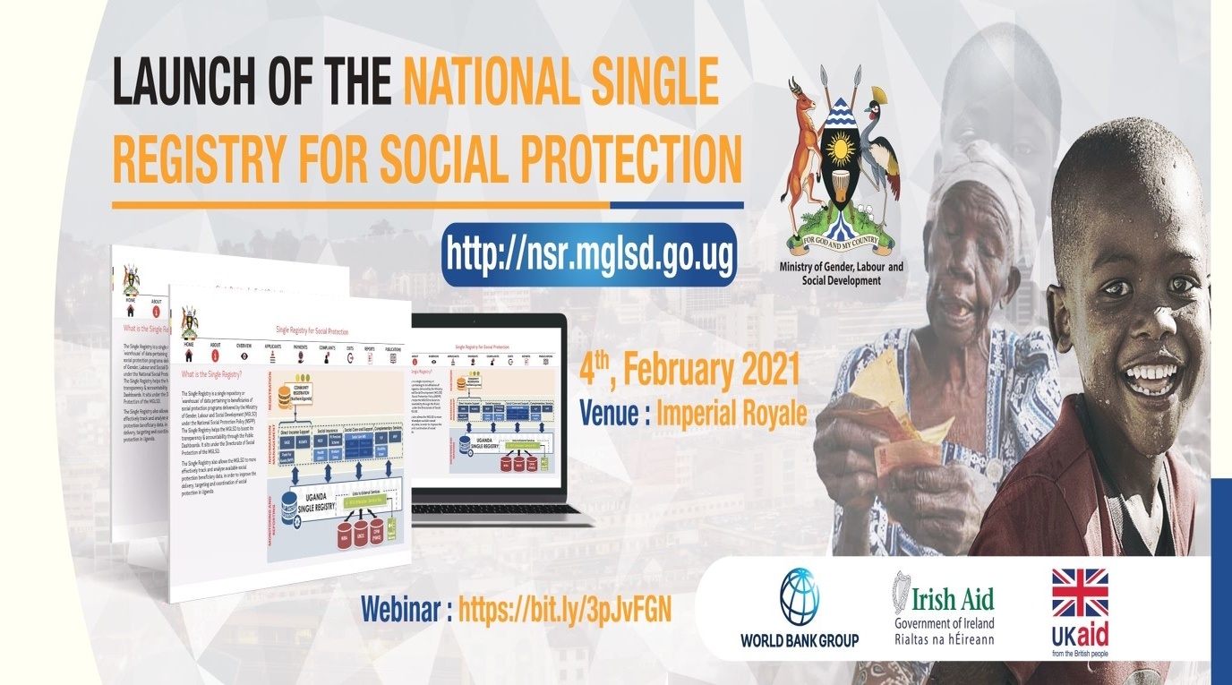 LAUNCH OF THE NATIONAL SINGLE REGISTRY FOR SOCIAL PROTECTION