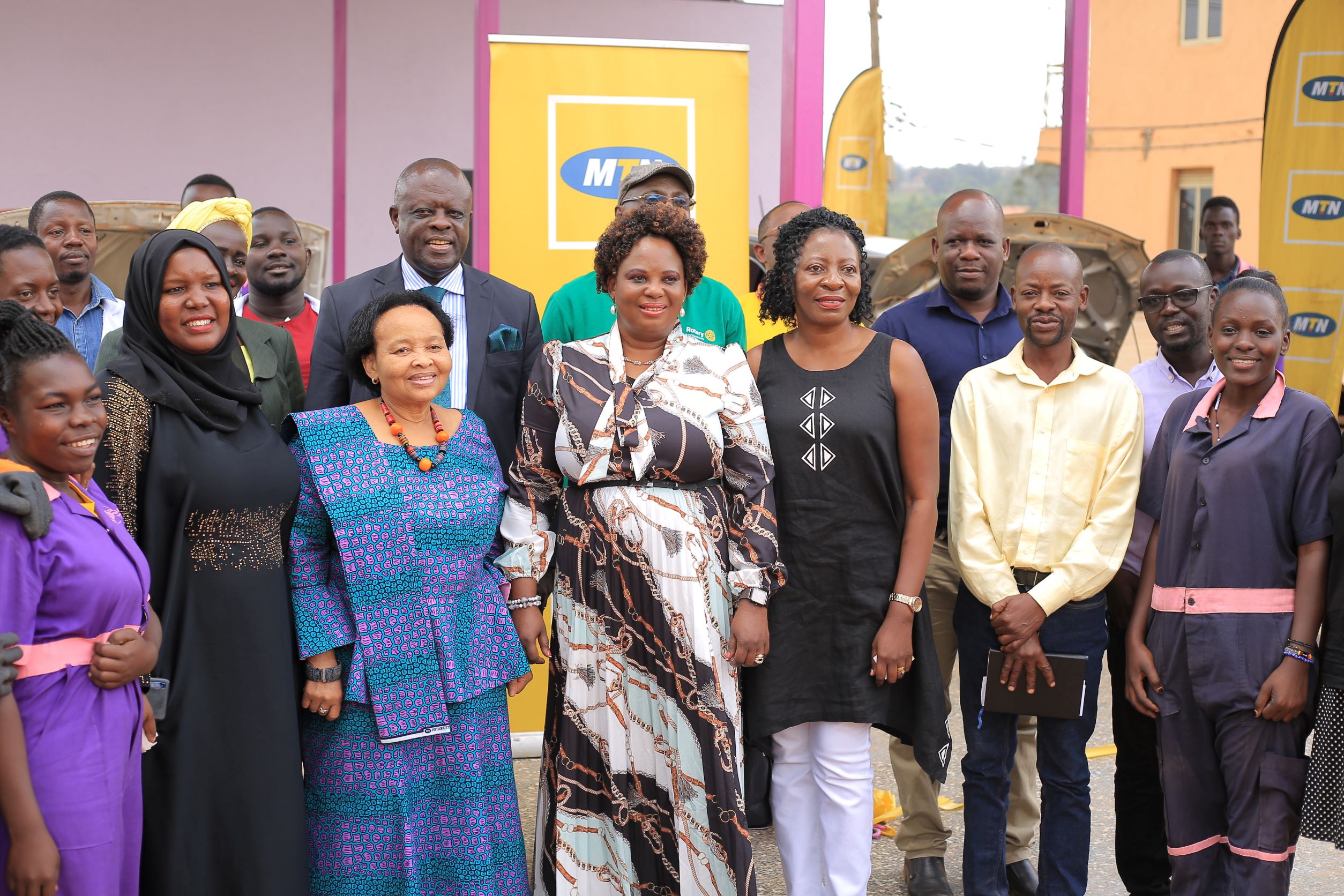 THE OPENING OF THE MTN FOUNDATION SKILLING FACILITY TO EXTEND VOCATIONAL AND BUSINESS SKILLS TO THE GIRL CHILD